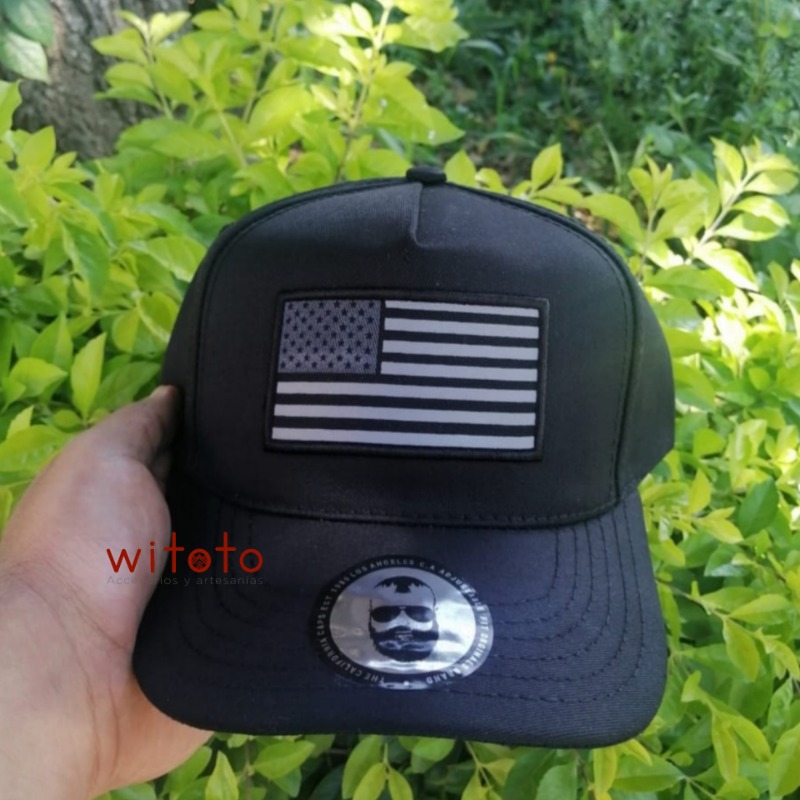 GORRA CALIFORNIA USA NEGRA